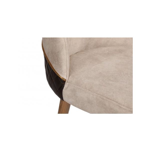 HANAH HOME Set trpezarijskih stolica 4/1 Nova 071, krem/braon - 174057