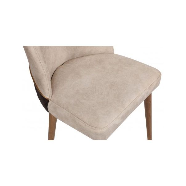 HANAH HOME Set trpezarijskih stolica 4/1 Nova 071, krem/braon - 174057