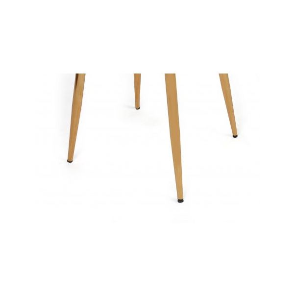 HANAH HOME Set trpezarijskih stolica 4/1 Kuşaklı-211, crna/zlatna - 174068-1