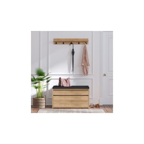 HANAH HOME Cipelarnik sa čivilukom Boby, svetlo braon - 174080-1