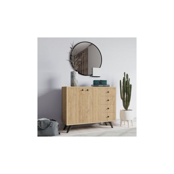 HANAH HOME Komoda Waga, svetlobraon - 174153