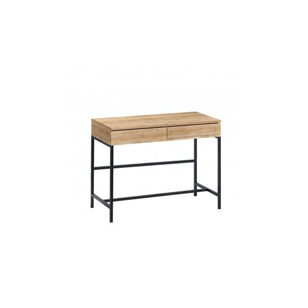 HANAH HOME Sto za šminkanje Linda, svetlo braon/crna - 174213