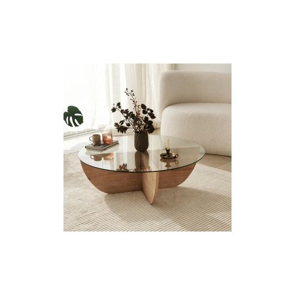 HANAH HOME Sto za dnevnu sobu Lily Sapphire Oak - 174279