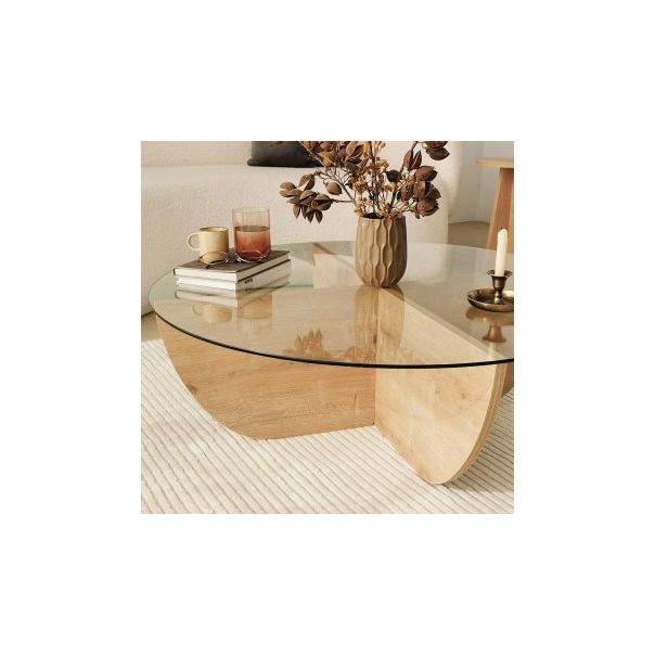 HANAH HOME Sto za dnevnu sobu Lily Sapphire Oak - 174279