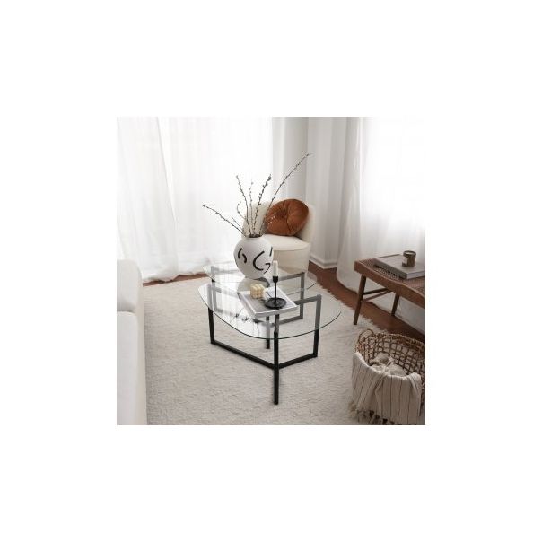 HANAH HOME Set klub stolova Bellisimo, crna - 174310