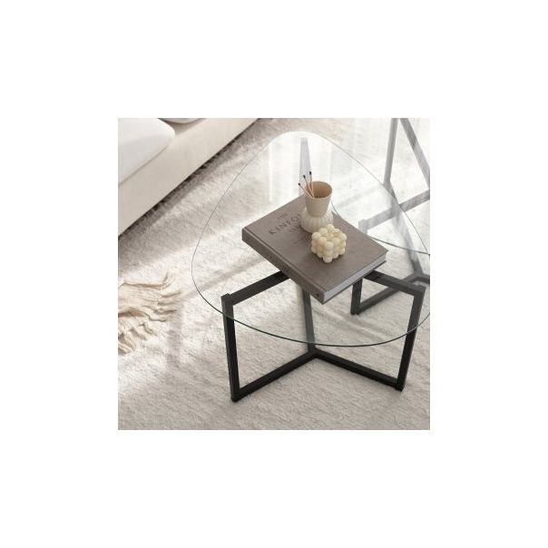 HANAH HOME Set klub stolova Bellisimo, crna - 174310