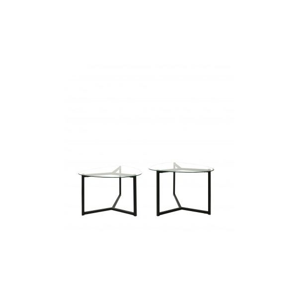 HANAH HOME Set klub stolova Bellisimo, crna - 174310