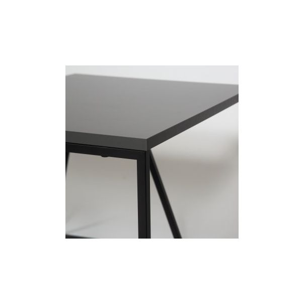 HANAH HOME Set klub stolova Pal Orta Sehpa, antracit - 174311