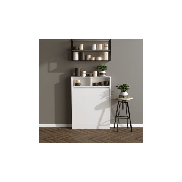 HANAH HOME Rasklopivi konzolni sto Bracked, bela - 174344