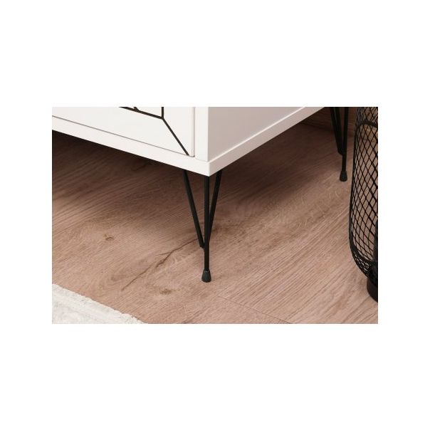 HANAH HOME Noćni ormarić Luna, bela - 174399