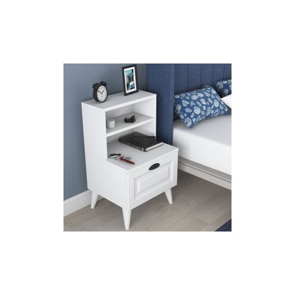 HANAH HOME Noćna komoda BD105 2785, bela - 174420