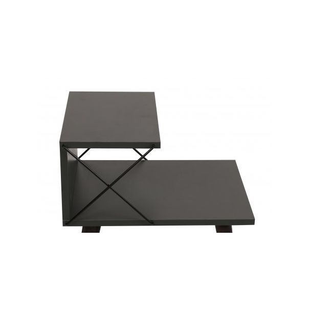 HANAH HOME Noćni stočić Cross, antracit - 174431