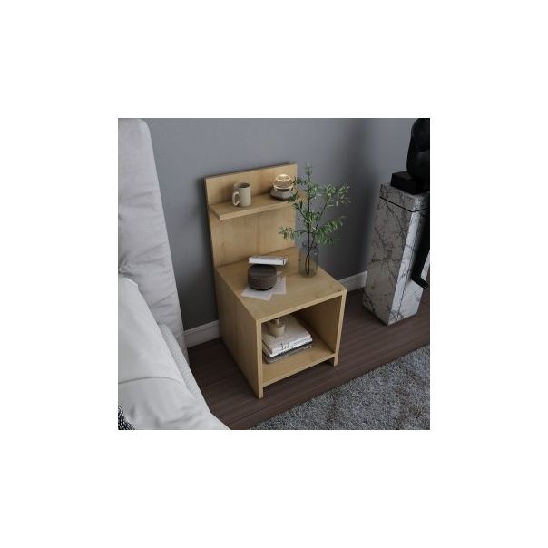 HANAH HOME Noćni ormarić Ullman, krem - 174440