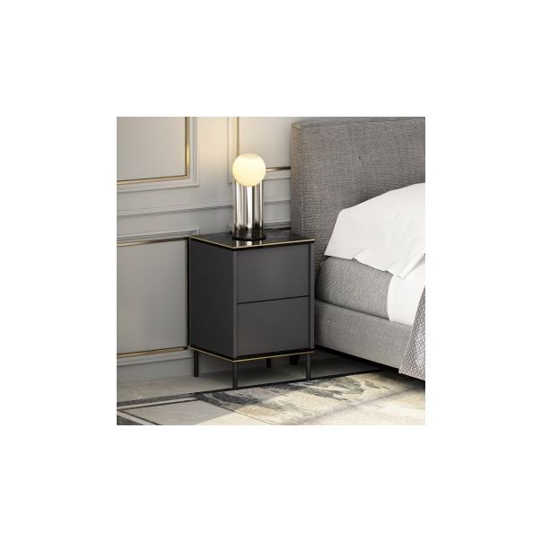 HANAH HOME Noćni ormarić Imaj, antracit - 174444