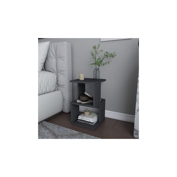 HANAH HOME Noćni stočić Carter, antracit - 174447
