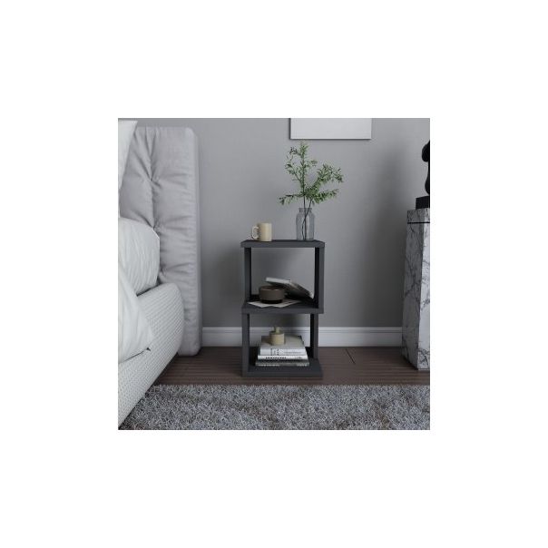 HANAH HOME Noćni stočić Carter, antracit - 174447