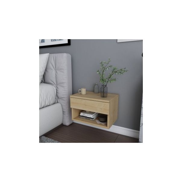 HANAH HOME Zidni noćni ormarić Jamot, krem - 174451