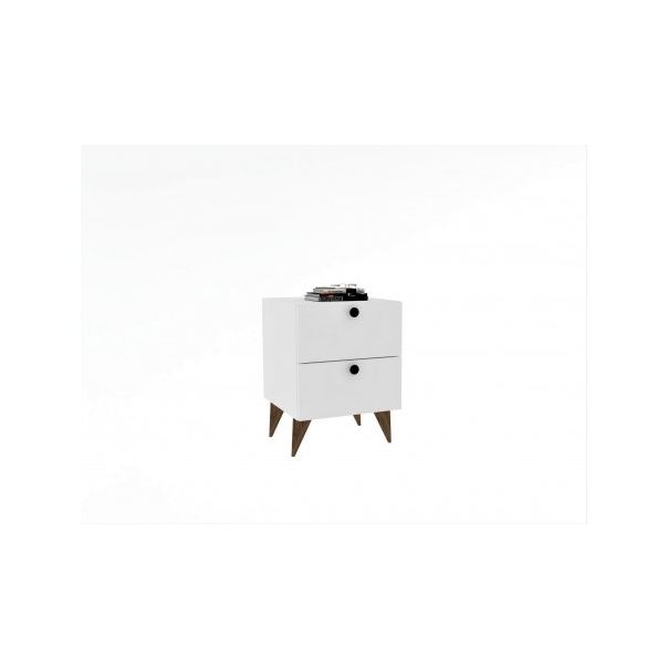 HANAH HOME Noćni ormarić Kada, bela - 174453