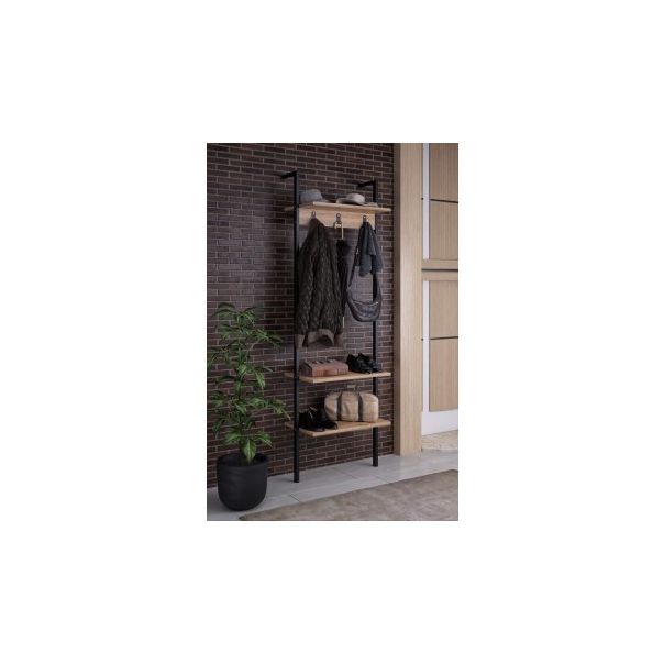 HANAH HOME Čiviluk Nina, braon/crna - 174471