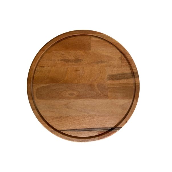 ARBOREA Okrugla daska za serviranje, drvena, fi30 cm - OZS-30