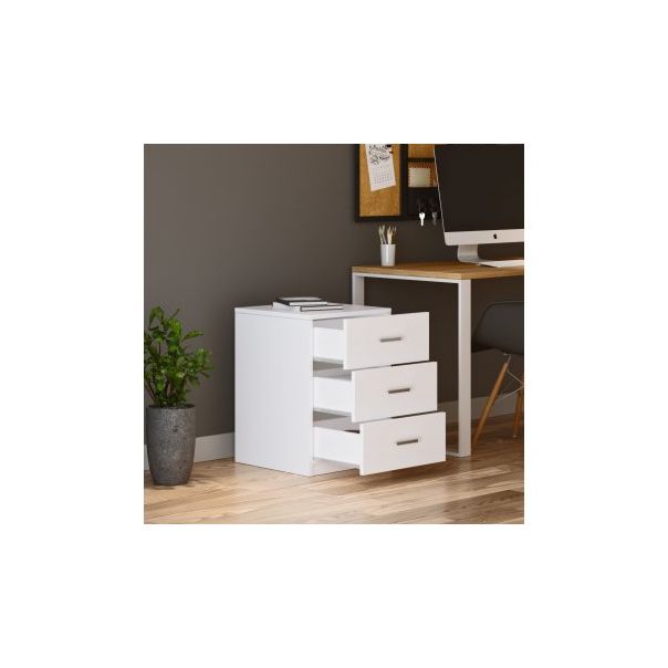 HANAH HOME Fiokar Vo3-W, bela - 174751