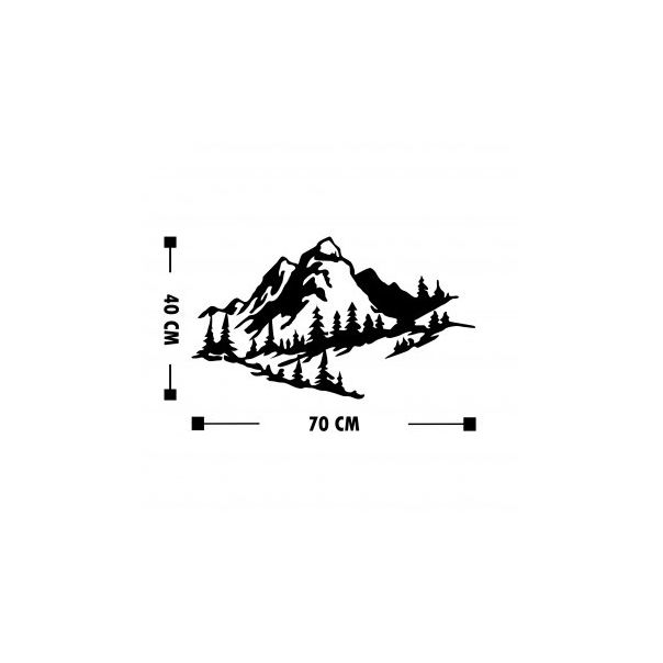 WALLXPERT Zidna dekoracija Mountain 2 891TNL1765 - 174860-1