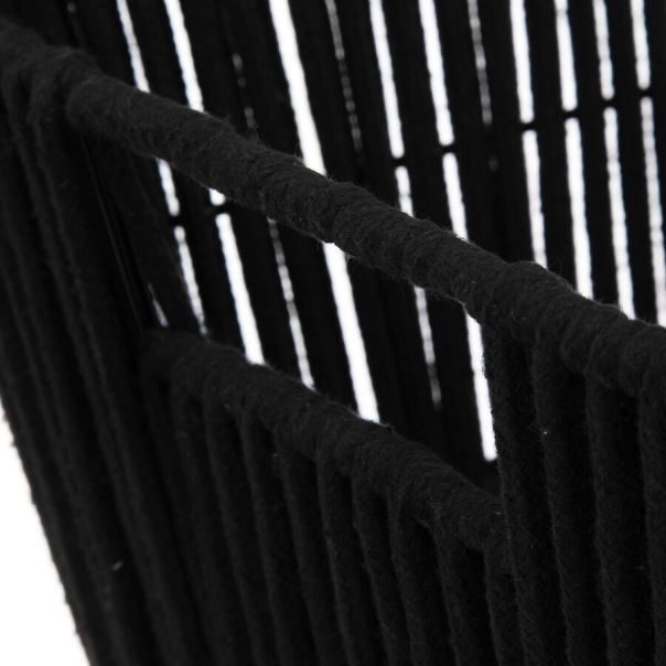 FIVE Korpa za odlaganje veša 31x15cm Manille, crna - 174885