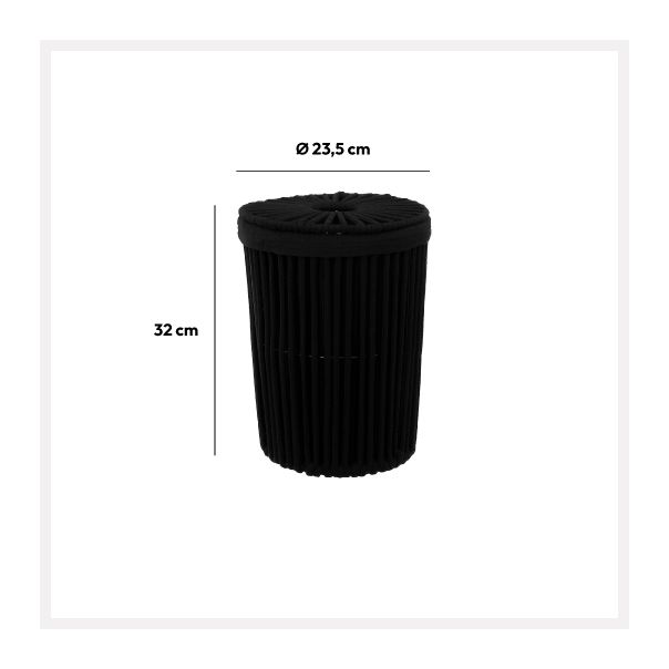 FIVE Kanta za otpatke 7L Manille, crna - 174887-1