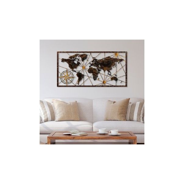 WALLXPERT Zidna dekoracija World Map Large 1 - 174898