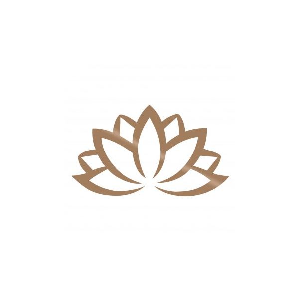 WALLXPERT Zidna dekoracija Lotus Flower 2 Copper - 175030