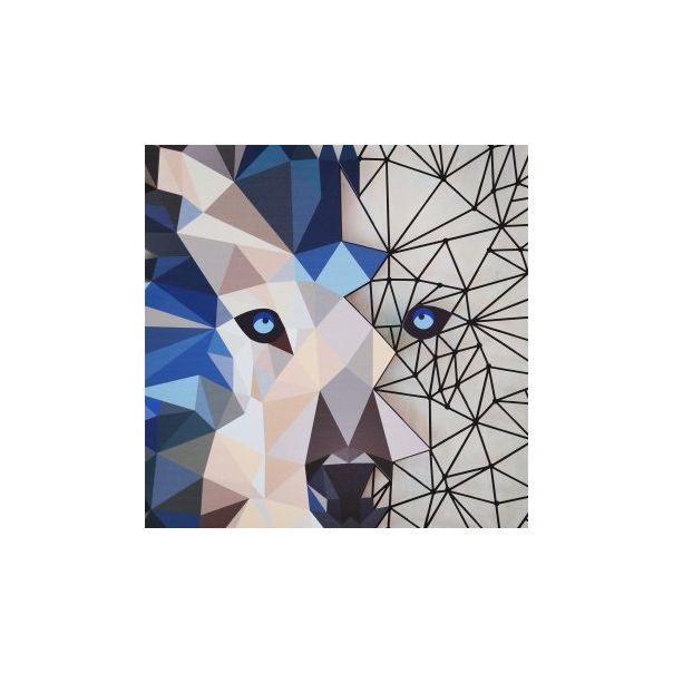 WALLXPERT Zidna dekoracija Metal Wolf Wall Art APT721 - 175033