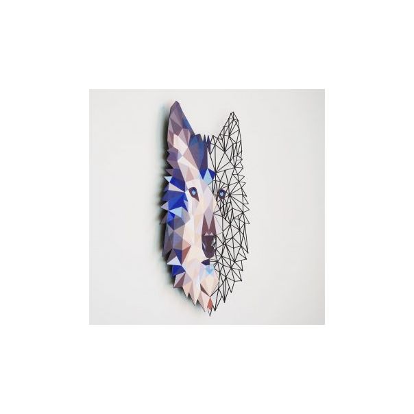 WALLXPERT Zidna dekoracija Metal Wolf Wall Art APT721 - 175033
