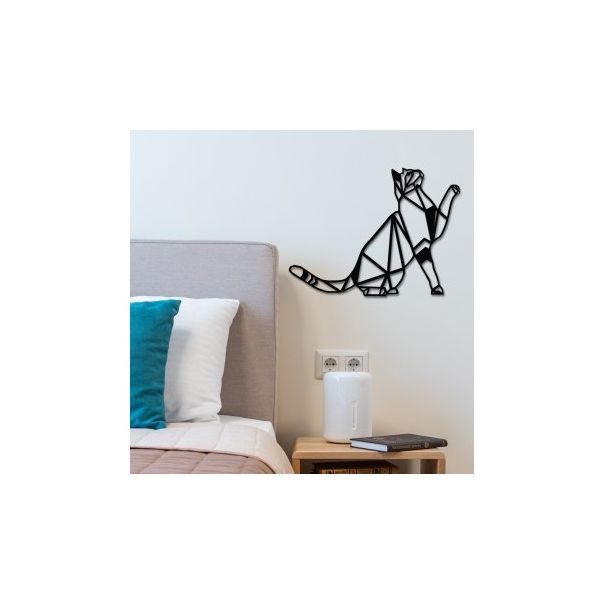 WALLXPERT Zidna dekoracija Cat metal decor - 175049