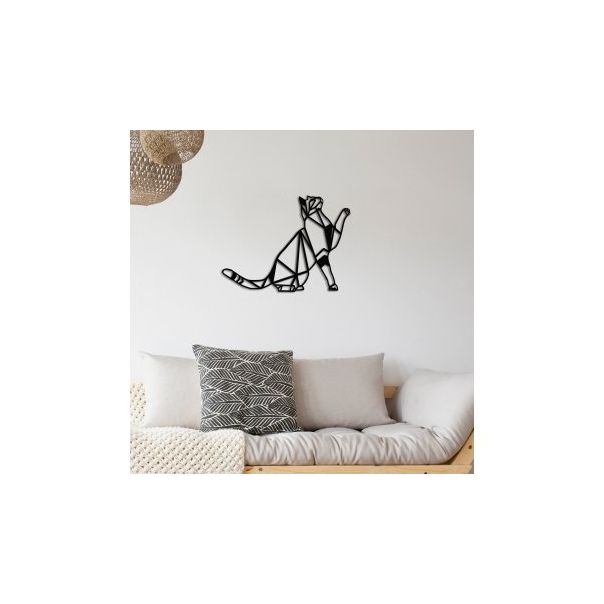 WALLXPERT Zidna dekoracija Cat metal decor - 175049