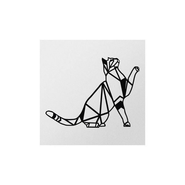 WALLXPERT Zidna dekoracija Cat metal decor - 175049