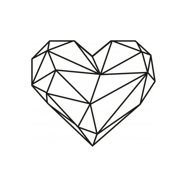 WALLXPERT Zidna dekoracija Heart 1 - 175052