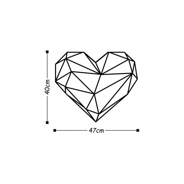 WALLXPERT Zidna dekoracija Heart 1 - 175052