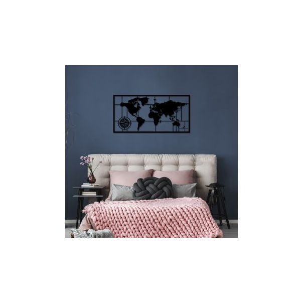 WALLXPERT Zidna dekoracija World Map Metal Decor 7 - 175073