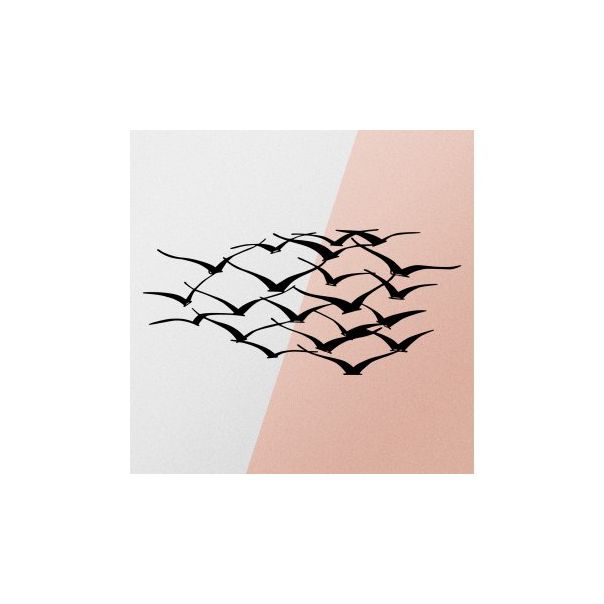 WALLXPERT Zidna dekoracija Herd Of Birds - 175099