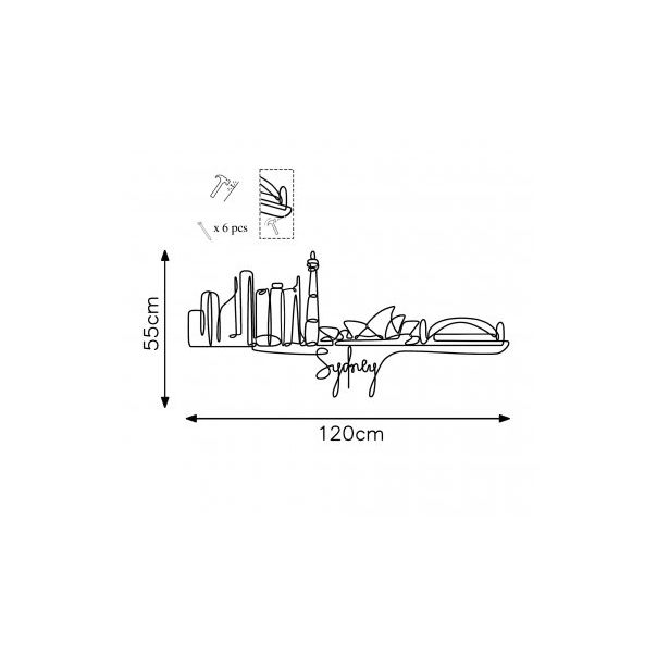 WALLXPERT Zidna dekoracija Sydney - 175114