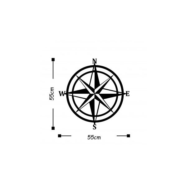 WALLXPERT Zidna dekoracija Compass - 175116