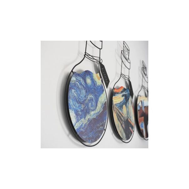 WALLXPERT Zidna dekoracija Art Potion Set of 3 Metal Wall Art APT710 - 175121