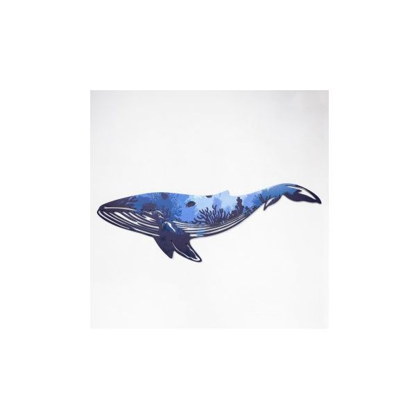 WALLXPERT Zidna dekoracija Reef Whale Metal Wall Art APT651 - 175165