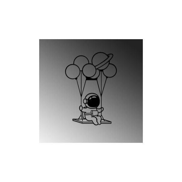 WALLXPERT Zidna dekoracija Astronaut 1 - 175169