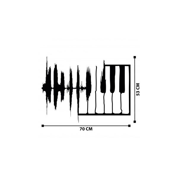 WALLXPERT Zidna dekoracija My Music v2 - 175178