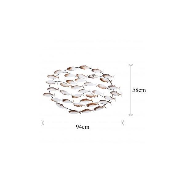 WALLXPERT Zidna dekoracija Alabalık - 175189