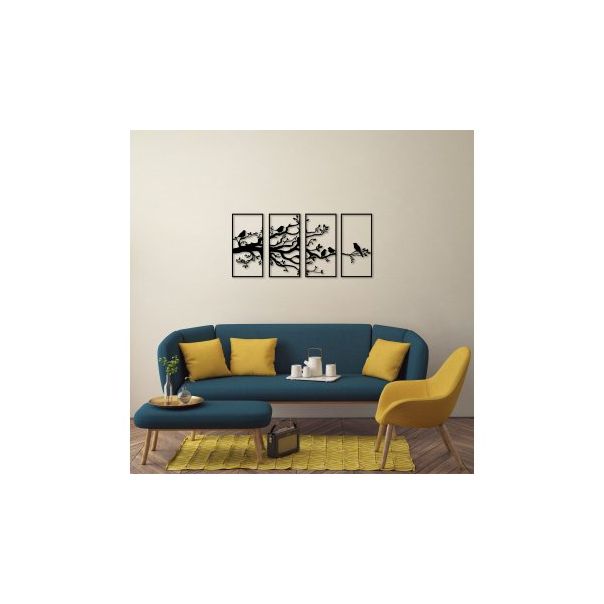 WALLXPERT Zidna dekoracija Tree Branch And Birds 269 - 175272