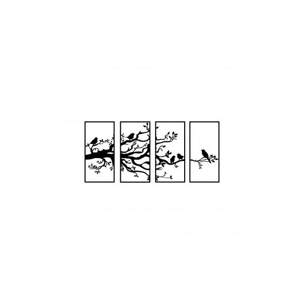 WALLXPERT Zidna dekoracija Tree Branch And Birds 269 - 175272