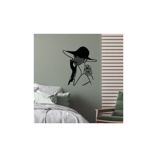 WALLXPERT Zidna dekoracija Striped Woman - 175282