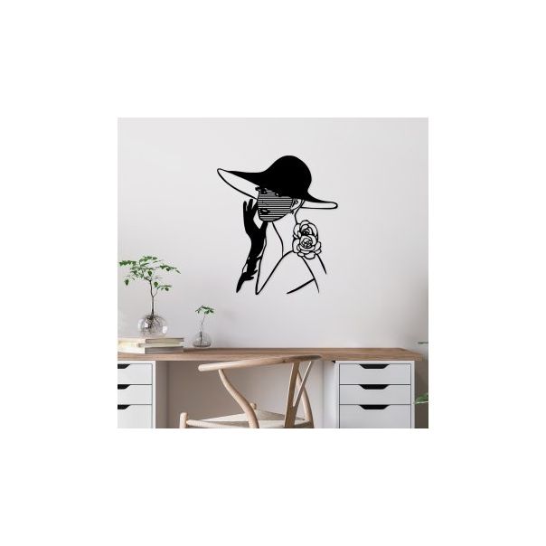 WALLXPERT Zidna dekoracija Striped Woman - 175282